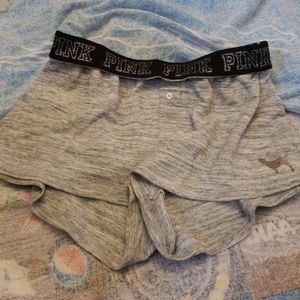 PINK grey shorts